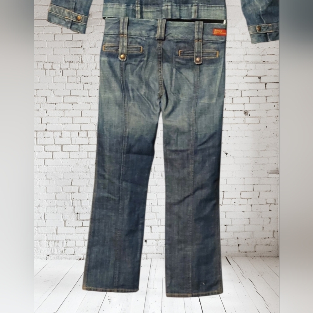 NWT 2 PC Citizens Of Humanity Blue Denim Set ~JACKET sz 10 JEANS sz 29 - Picture 7 of 10